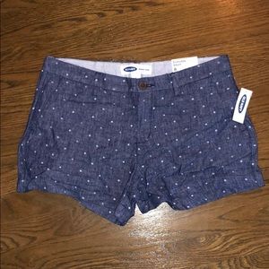 Old Navy Everyday Chambray Polka Dot Short 8